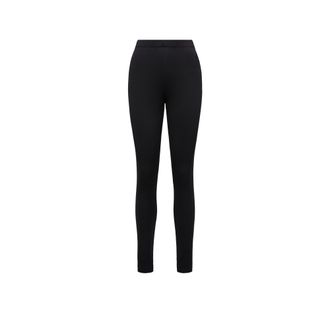 Moncler Moncler Polartec Leggings, Women, Black, Size: L