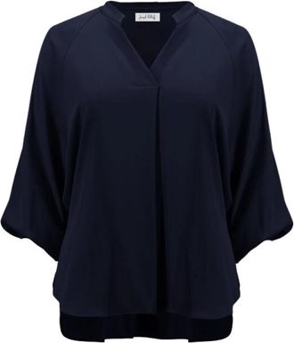 Joseph Ribkoff 261076 Blouse - Dames - Blouses - Blauw - L - Overhemden