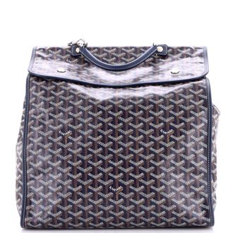 Goyard Saint Leger Briefcase Backpack Coated Canvas