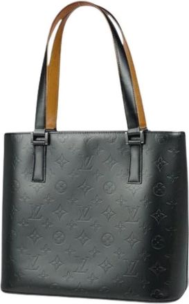 Louis Vuitton Pre-owned Monogram Mat Tote Bag - Dames - Vintage Shopper - Zwart - ONE Size - Vintage