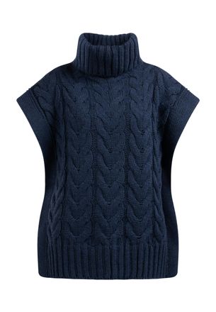 Dreimaster Dreimaster Gebreide vest Dames marine
