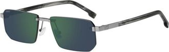 BOSS 1918/S 6LB/MT Mens Sunglasses Silver Size 57