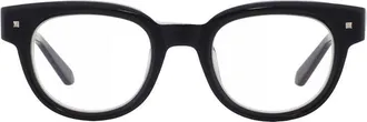 Valentino VLX-163A Square Full Rim Eyeglasses - Black