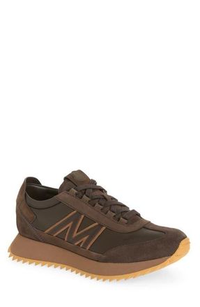 Moncler Pacey 2 Low Top Sneaker in Deep Brown at Nordstrom, Size 11Us