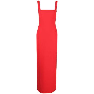 Solace London Fitted Tube Gown - female - Solace London - Gowns - Red - XS - Dresses