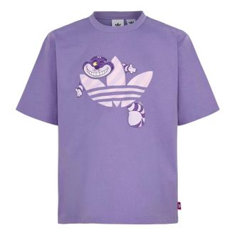 adidas Disney U T-Shirt Asia Sizing Cheshire Cat Magic Lilac KY8306