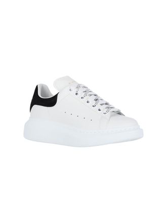 Alexander McQueen Womens Sneakers White Calf Leather