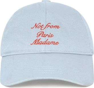 Dr&ocirc;le de Monsieur La Casquette Slogan - Heren - Petten - Blauw - ONE Size - Katoen - Accessoires
