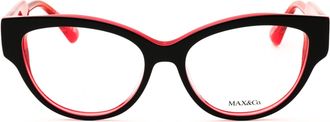 Max & Co. MO5141 Cat-Eye Eyeglasses - Black