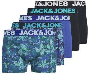 Jack & Jones Plus Size boxershort JACTROPICAL FLOWER (set van 5)