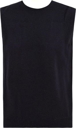 FILIPPO DE LAURENTIIS Giromanica Sweater - Heren - Spencers - Blauw - M - Wol - Truien & Vesten