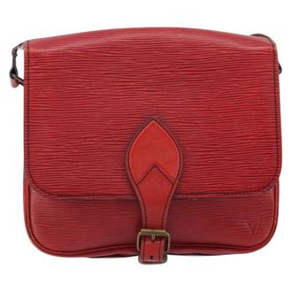 Louis Vuitton Cartouchiere Epi Leather Red Leather Handbag (Pre-Owned)