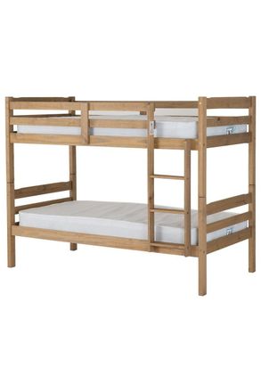 Seconique Panama 3 Single Bunk Bed in Natural