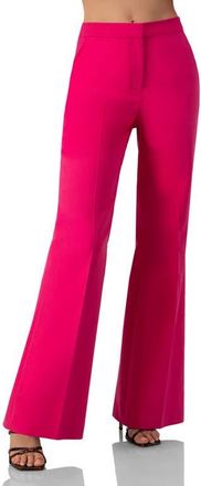 Ivonne Flared Semi-Bell Bottom Pants in Fuchsia at Nordstrom, Size 14
