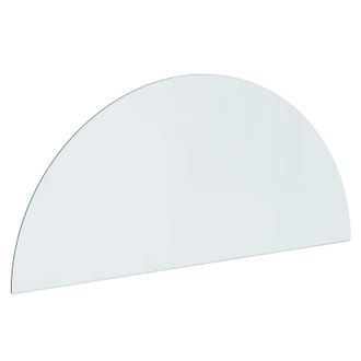 vidaXL Placa De Vidrio Para Chimenea Transparente 1200 X 500 Mm Vidaxl