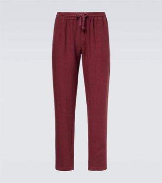 Fedeli Linen tapered pants