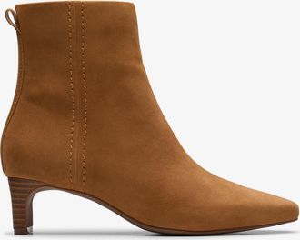 Clarks Edina Up Tan Suede