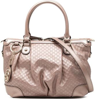 Gucci Pre-owned Gucci Metallic Microssima Sukey Satchel Ladies 0D9MPGKLN1PJ4TI2