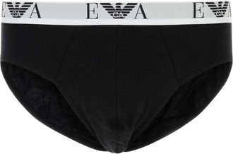 Emporio Armani Black Stretch Cotton Brief Set