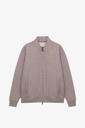 Maurizio Baldassari Kurzer Cardigan mit Stehkragen aus Baumwollmischung