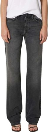 Fiorucci Straight Jeans - Dames - Regular Fit Jeans - Zwart - W28 - Jeans
