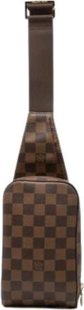 Louis Vuitton Pre-owned Damier Schoudertas - Heren - Vintage Schoudertas - Bruin - ONE Size - Vintage