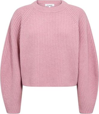 Co'Couture Jersey de cuello redondo - Knitwear - Mujer - Rosa - L