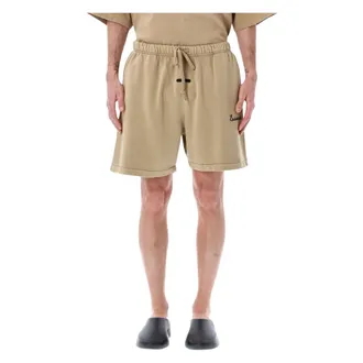 Fear of God Casual Shorts, male, Beige, Size: XL Training Classic Fit Short
