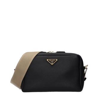 Prada Donnas Borse a tracolla in pelle nera