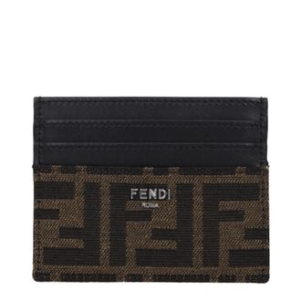 Fendi Herrens Aktentasche Braun/Schwarzes Leder