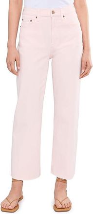 Daze Pleaser High-rise Wide Ankle In Think Pink Womens Clothing Think Pink : 27 28, Cotton/Denim/Elastane