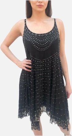 Diesel Womens DIESEL D GEN ABITO Womens Dresses Black Spaghetti Strap Sleeveless Party Bodycon - Size: 10/8