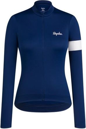 Rapha Core Thermal Long Sleeve Jersey Velotrikot f&uuml;r Damen | blau