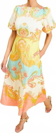 Mestiza New York Pippa Midi Dress In Venetian Paisley