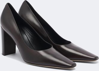 The Row Pia leather pumps