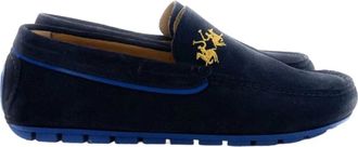La Martina Blauwe Loafers Stijlvol Model - Heren - Loafers - Blauw - 39 EU - Schoenen