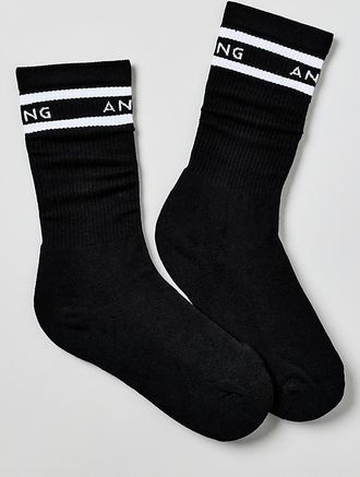 Anine Bing Sully Sporty Crew Socks