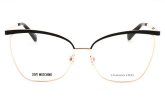 Love Moschino MOL596 Cat-Eye Metal Eyeglasses - Rose Gold