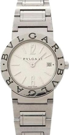 Bulgari Pre-owned Watches, female, White, Size: ONE SIZE Pre-owned Vintage Wristwatch