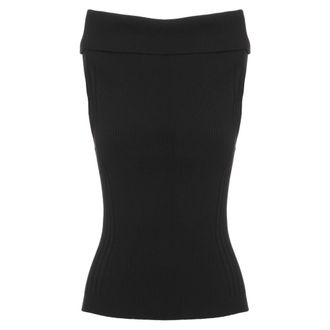 D.exterior Top in Viscosa - - Tops - Donna - Nero - S