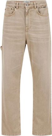Iceberg Carpenter Broek met 5 Zakken - Heren - Regular Fit Jeans - Beige - W34 - Denim - Jeans