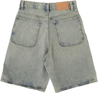 Sunflower Wide-Fit Cotton Denim Shorts - Denim