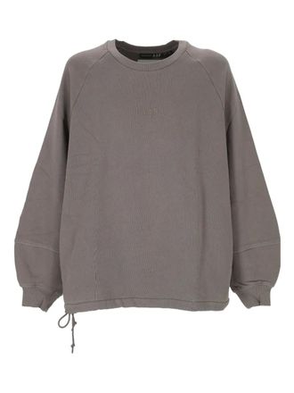 Applied Art Forms Felpa con logo ricamato - Grigio