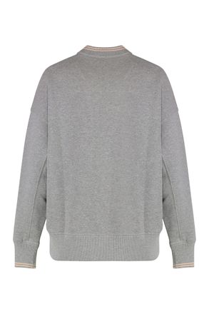 Autry Logo-Embroidered Cotton Sweatshirt - Gray