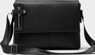 Le 31 Mens Asymmetric-pocket messenger bag