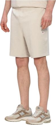 Calvin Klein Heren, Korte broeken, Beige, Maat: L Katoen