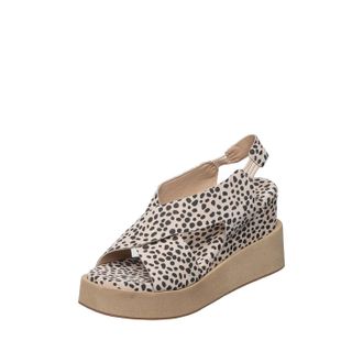 Antelope Womens Cait Wedge Sandal In Make Up Suede
