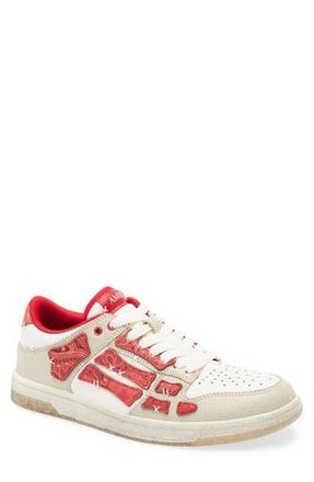 Amiri Bandana Skeleton Low Top Sneaker in Varsity Red at Nordstrom Rack, Size 14Us / 47Eu