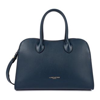Lancaster Donna Hopper Handtas met Rits - Dames - Handtassen - Blauw - ONE Size - Katoen - Tassen