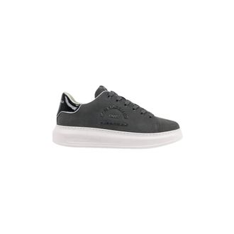 Karl Lagerfeld Schoenen, Heren, Grijs, 42 EU, Leer, Kapri Sneakers